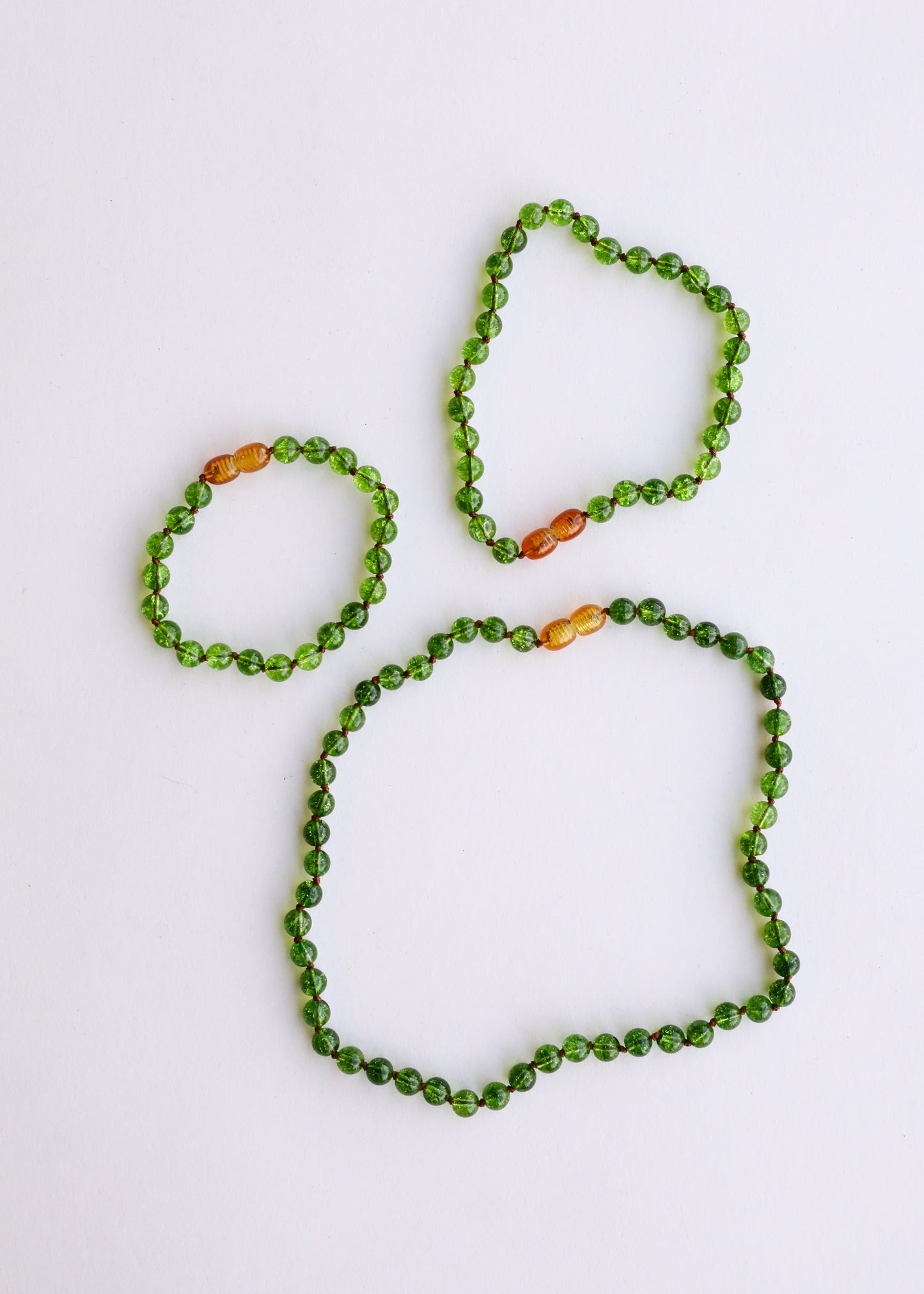 Pure Gemstone Peridot Anklet or Bracelet