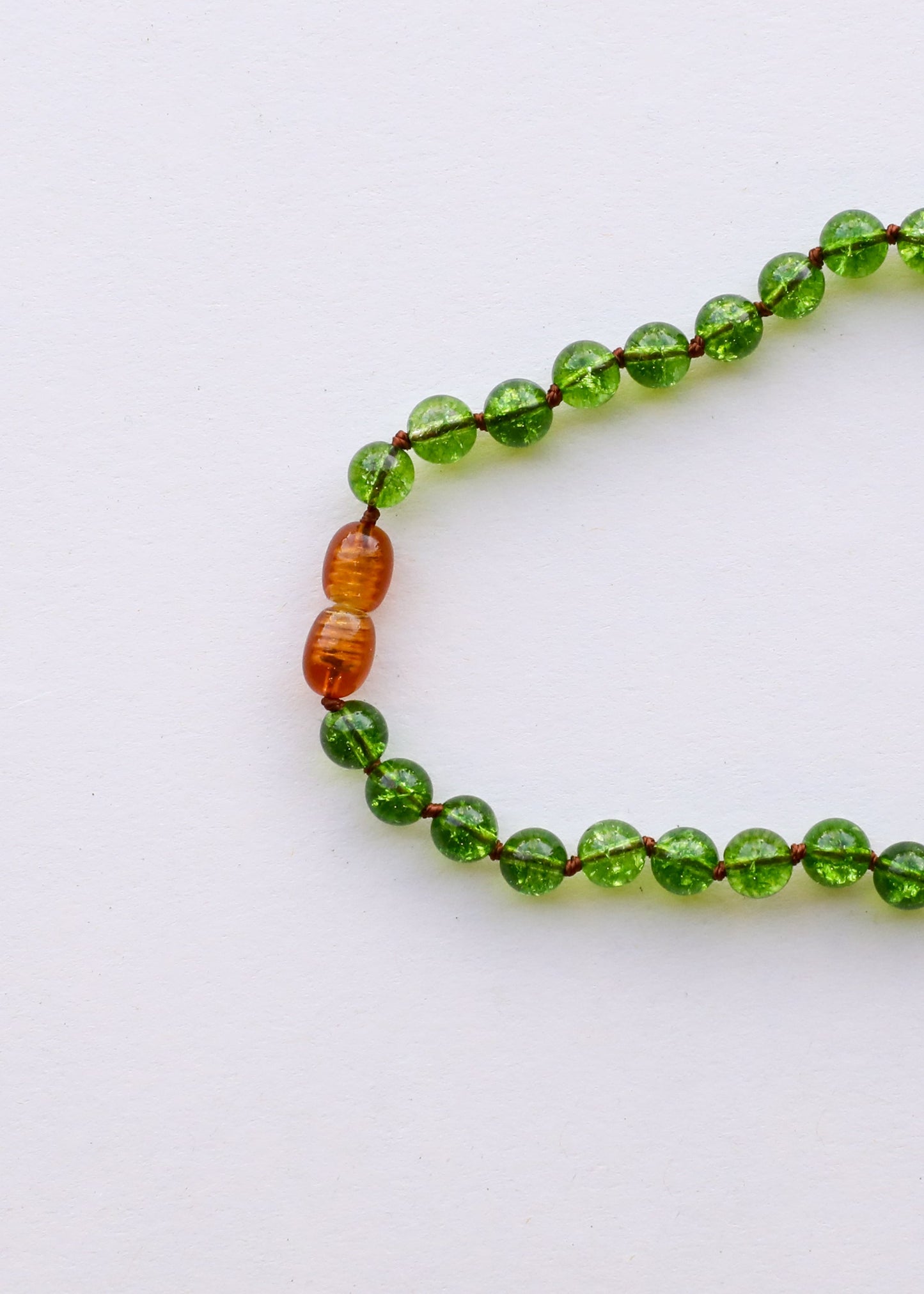 Pure Gemstone Peridot Anklet or Bracelet