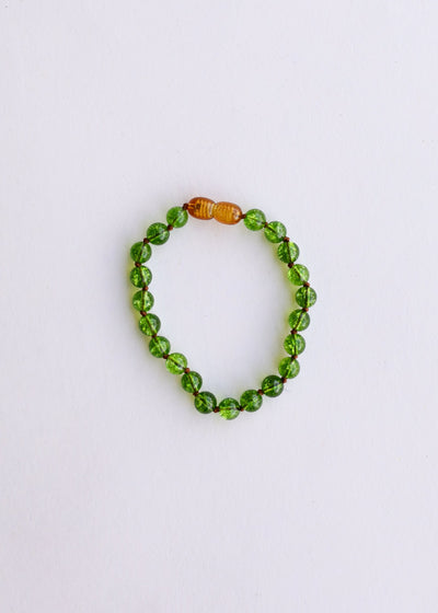 Pure Gemstone Peridot Anklet or Bracelet