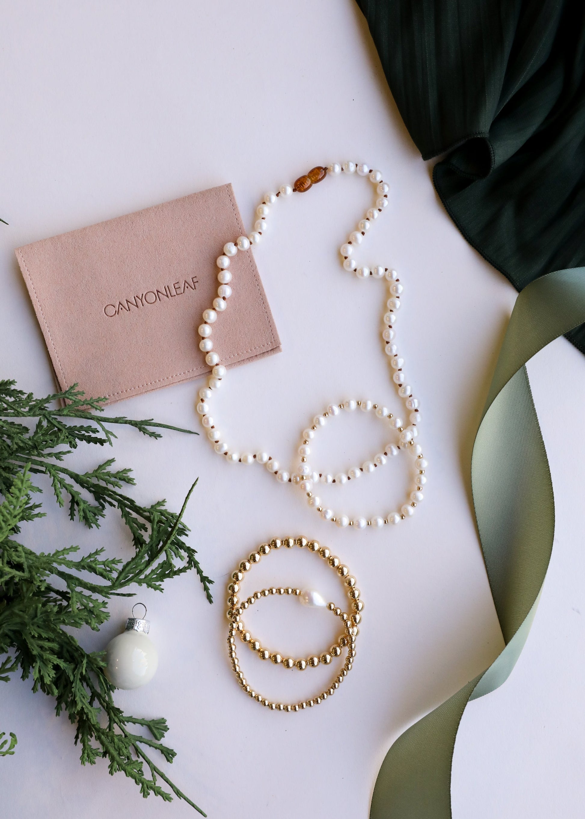 Pure Gemstone + Pearl || Necklace - Korvel