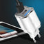 Cargador de pared USB de doble puerto premium - 5V 2.1A