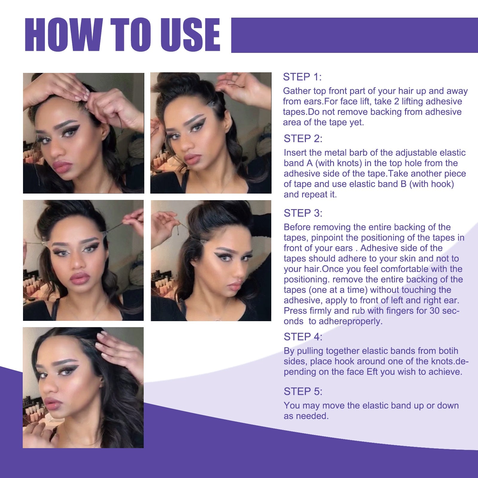V-Shaped Thin Face Stickers, Tighten Facial Skin And Shrink Jaw Muscles V Face Lift Shaper - Korvel
