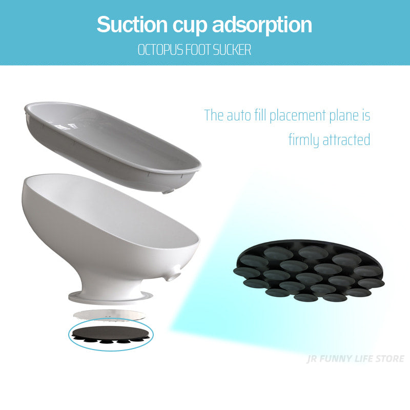Suction Cup Soap Dish Vanity Countertop Soap Rack - Korvel