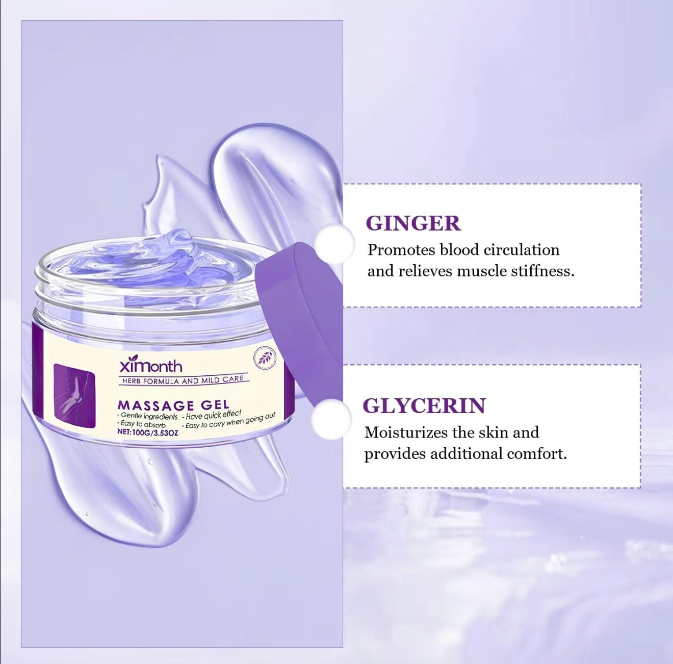 Gel para el Cuidado de las Articulaciones MoveEase para la Comodidad y Movilidad