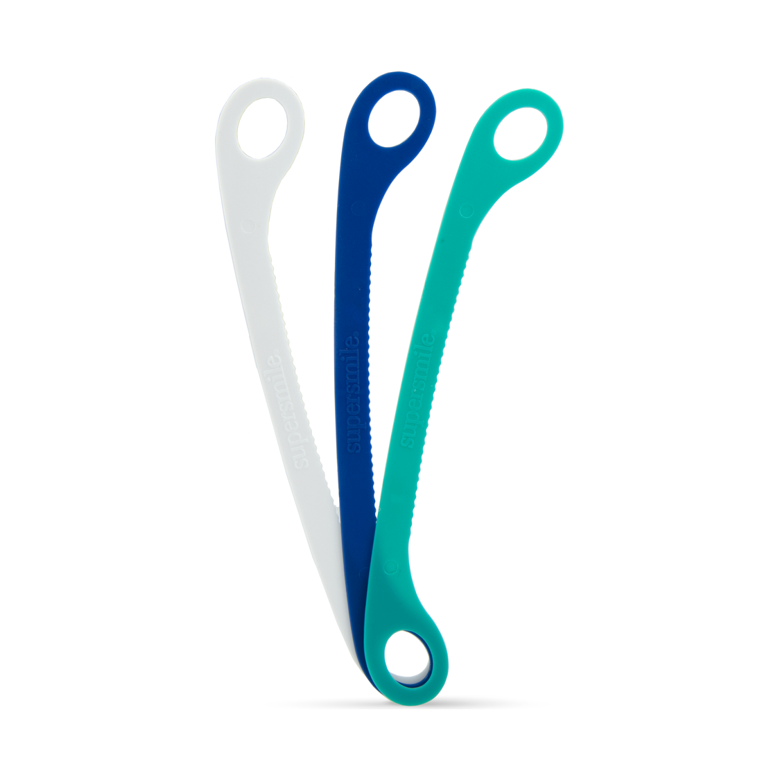 Supersmile Rippled Edge Tongue Cleaner - 3 Pack