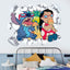 StarCraft Baby Stitch Wall Sticker Self Adhesive Picture Back Adhesive Cartoon Sticker Bedroom Dormitory Bedhead Wall Wallpaper - Korvel