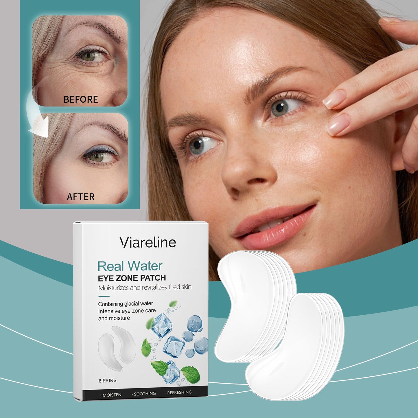 Hydrating Eye Mask Gently Moisturizes And Hydrates To Improve Eye Skin Nourishing And Repairing Eye Mask - Korvel