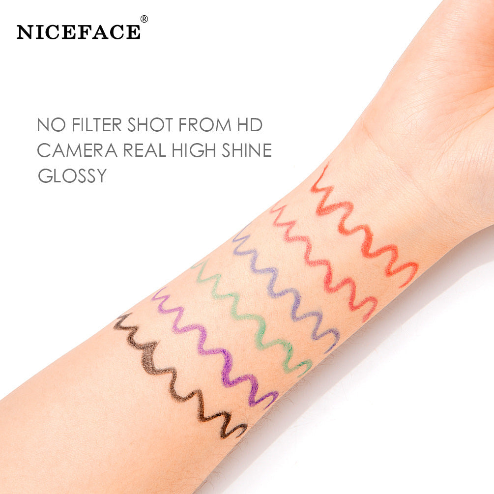 NICEFACE Mascara + Eyeliner Slender Curling Waterproof Sweat-Proof And Not Smudged Eyeliner Gel Pen - Korvel