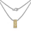 Colgante de Zafiro Amarillo Genuino de 2.16 Quilates en Plata Esterlina