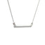 Pendentif de mode en diamant naturel en or blanc 14KT
