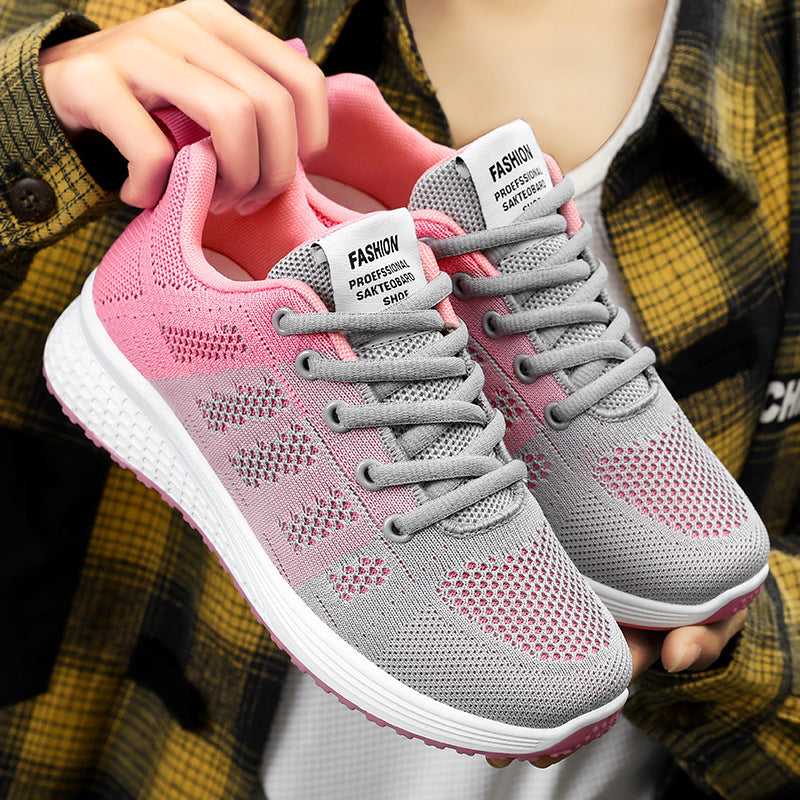 Zapatillas Casual Fly-knit para Mujer - Comodidad Transpirable