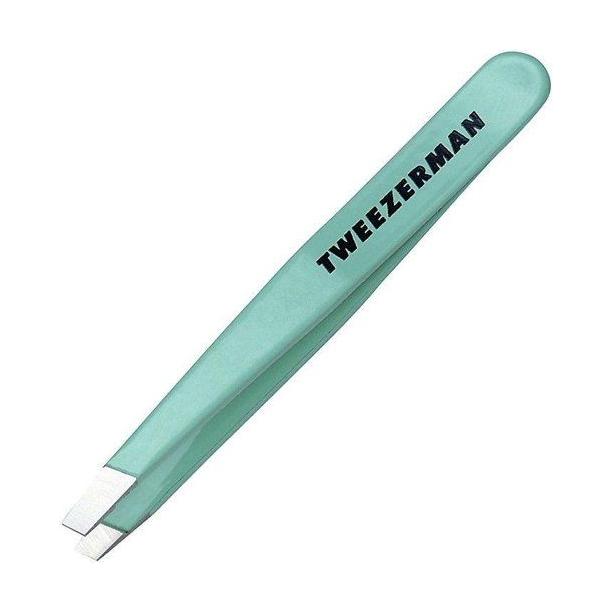 Pinzas de Cejas Mini Inoxidable Tweezerman - Té Verde