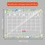 Acrylic message board magnetic refrigerator sticker household erasable calendar transparent note display board - Korvel