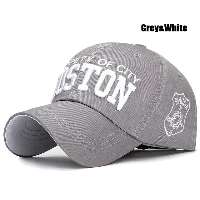 Soft Top Sports Baseball Cap Cotton 3D Embroidery Unisex Snapback Cap Tennis Hat Dad Cap - Korvel