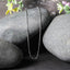 14k White Gold Diamond-Cut Bead Chain - 1.0mm