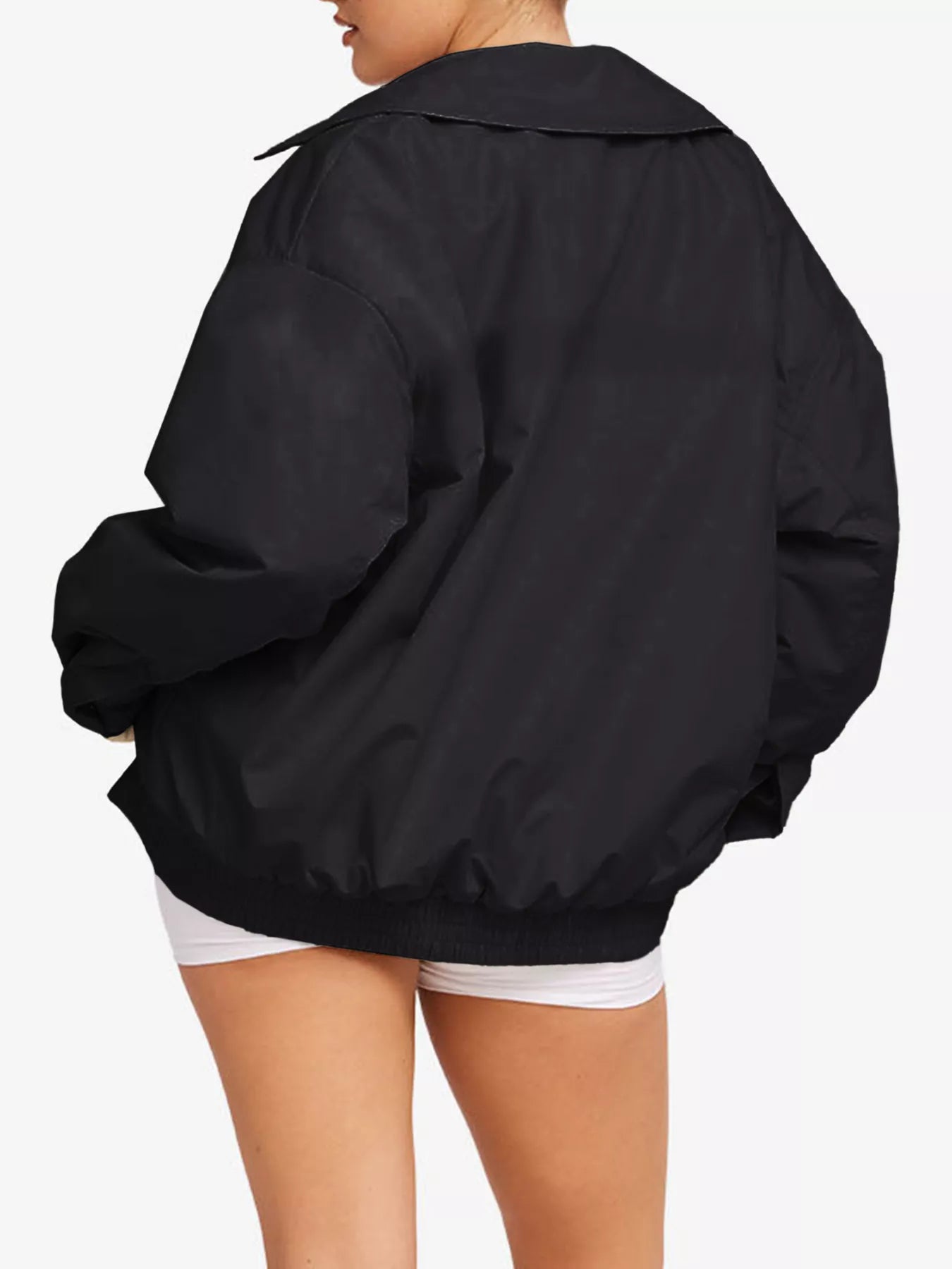 Veste zippée légère à coupe décontractée