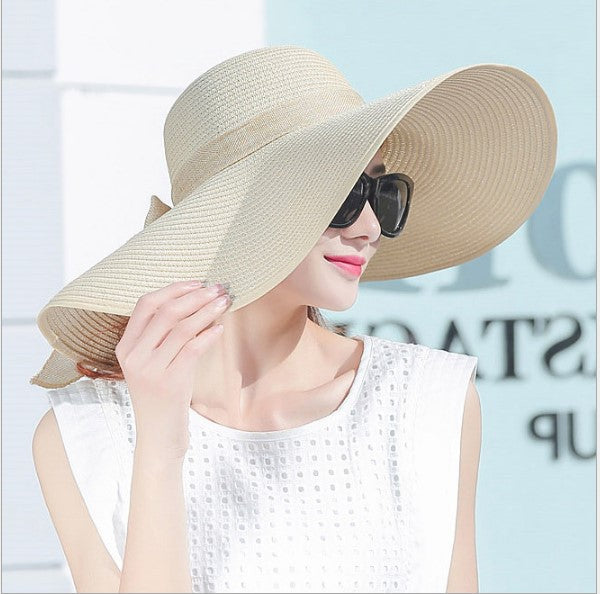 Premium Foldable Straw Sun Hat for Women