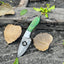 Premium 8" Damascus Steel Skinner Knife with Pakkawood Handle & Leather Sheath - Korvel