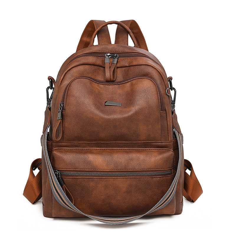 Lightweight Girls' Travel Backpack - Retro Design & Large Capacity