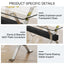 Dining table Modern tempered glass dining table Large modern office desk with silver plated metal legs and MDF crossbars - Korvel