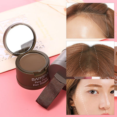 Hairline Shadow Powder Natural Instant Hairline Filling Repair Hair Tool Unisex Hair Fluffy Powder Bald Coverage - Korvel