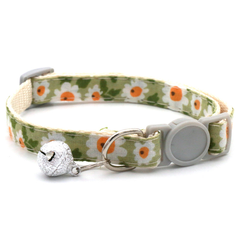Bufanda Triangular Floral Margarita para Mascotas