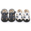 Stitched Baby Sandals with Rubber Sole for First Steps
