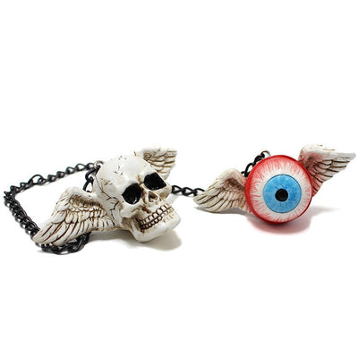 Creative resin for hanging accessories on the eye skeleton car - Korvel