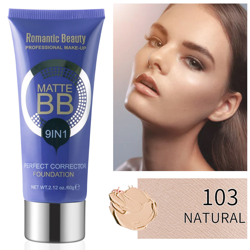 Omantic Beauty Liquid Foundation To Beautify Facial Pores Concealer Not Easy To Take Off Makeup BB Cream - Korvel