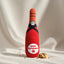 Realistic Plush Wine Bottle Dog Toy - Chew-Resistant & Entertaining