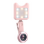 ALLOET 3 in 1 Phone Camera Lens 0.36X Wide Angle 15X Macro Lenses Kit Beauty Selfie Flash Fill Light Clip For iPhone iPad Xiaomi - Korvel
