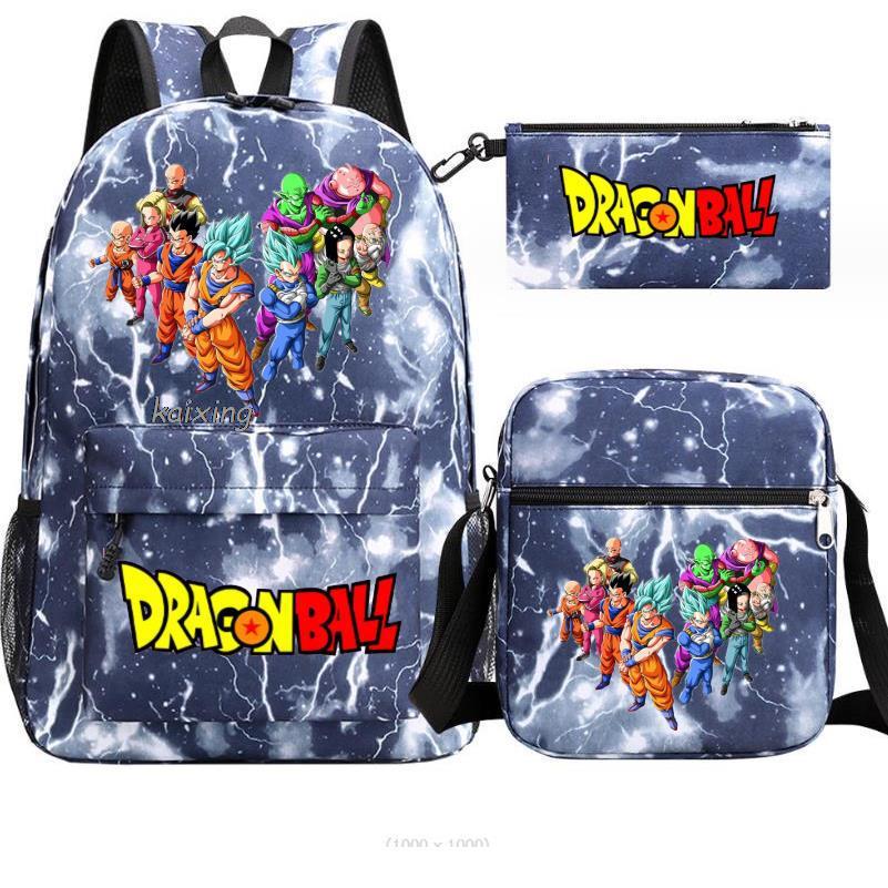 Youth Dragon Ball 3-Piece Backpack Set