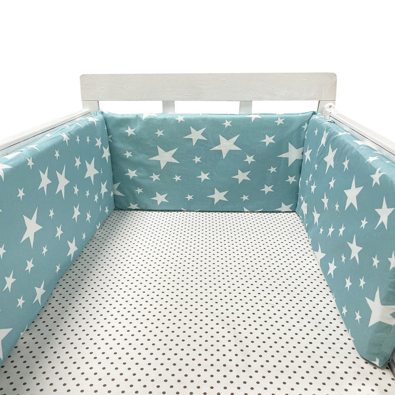 Baby Four Seasons Bed Fence Baby Children Anti fall Cotton Bed Fence Cotton Baby Bed Protective Fence - Korvel