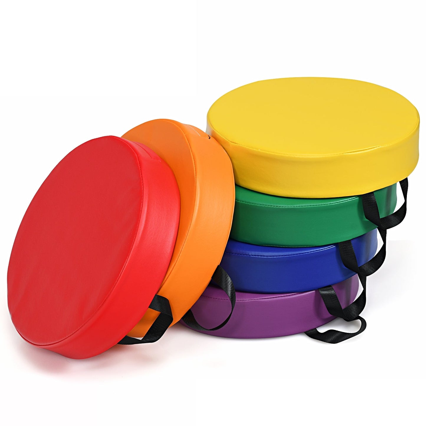 Cojines de Suelo para Niños de 6 Piezas Multicolores - 15 Pulgadas