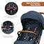 Lightweight Aluminium Frame Baby Stroller - Net Blue