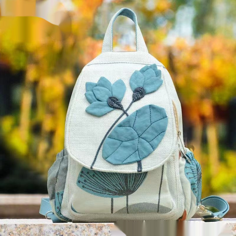 Ethnic Style Retro Canvas Travel Backpack
