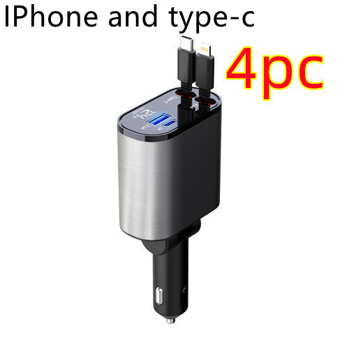 Premium Metal Car Charger 100W Fast Charging Adapter