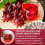 Dúo de Té Herbal Refrescante para el Corazón y el Ánimo - Hibisco y Menta