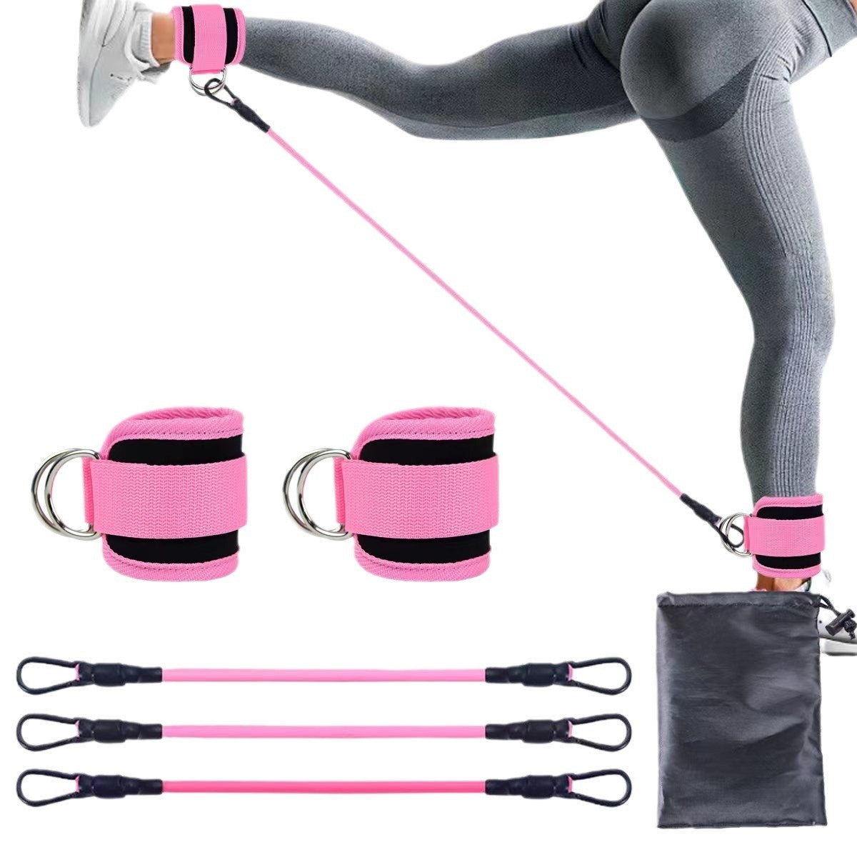 Ultimate Ankle Strap Resistance Bands for Hip and Leg Strength Training - Korvel