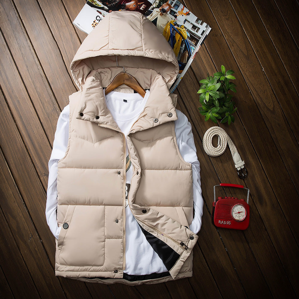 Premium Men's Sleeveless Down Vest for Autumn and Winter