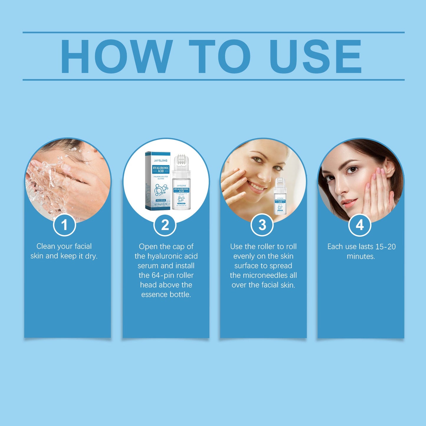 Hyaluronic Acid Stock Solutions, Improve The Skin Pores Hydrating Facial Luster - Korvel