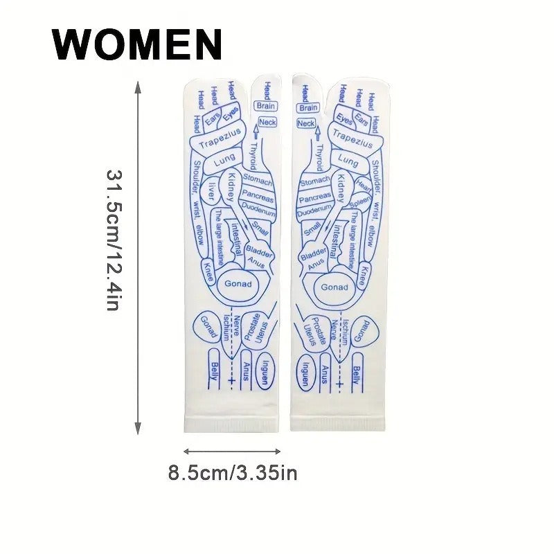 Warp socks English acupoint socks meridian socks massage socks - Korvel