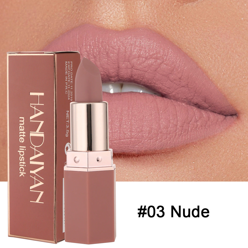 HANDAIYAN Matte Long Lasting Lipstick Lipstick Long Lasting Makeup Multi Color Lipsticks Look Good And Show Temperament - Korvel