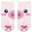 Calcetines invisibles para mujer con estampado de animales en 3D