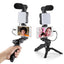 Premium Vlogging Kit with Tripod, LED Light & Microphone