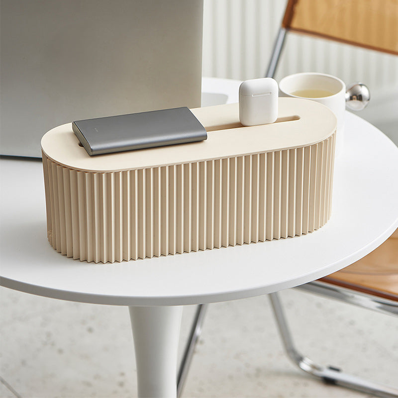 Cable management organizer box, an accessory for power strips and home - office power cables - Korvel