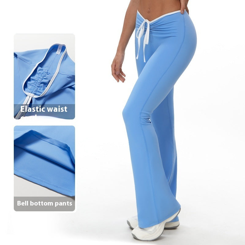 Pantalons de yoga d'été avec taille élastique pour femmes actives