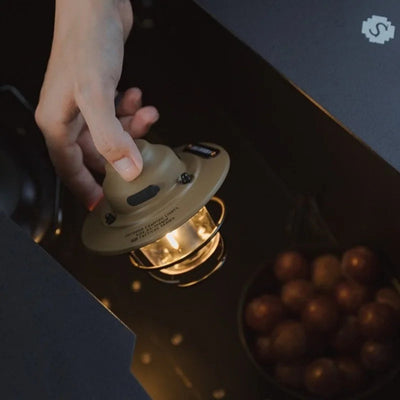 Pinecone Retro Camping Light with Type-C Charging