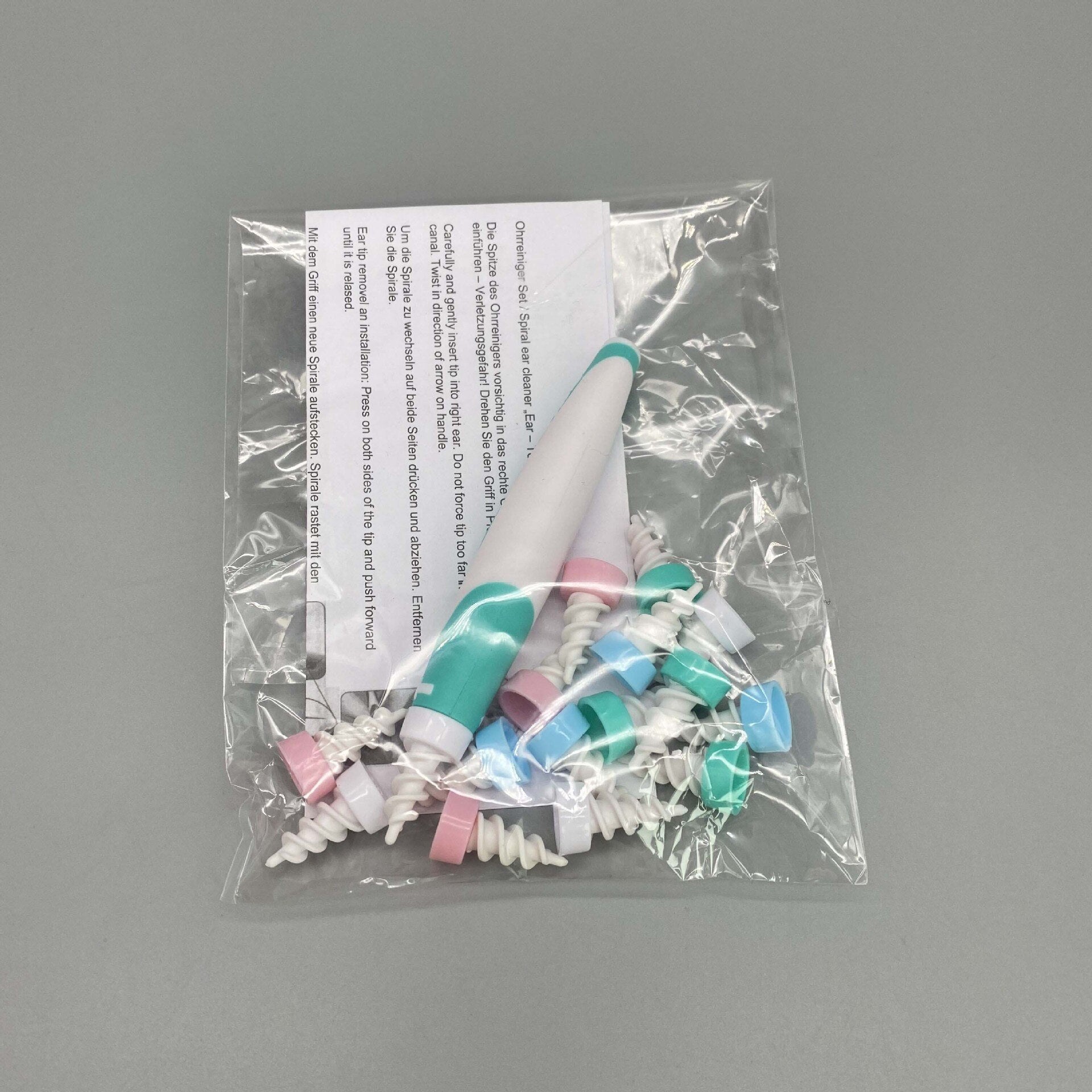 New Ear Wax removal 16 Tips Spiral Smart Ear Care Clean Earpick Wax Remover Curette Ear Cleaner Spoon plugs Spirals Care Tool - Korvel