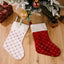 Calcetines de Navidad Rojos Premium para Decoración Festiva